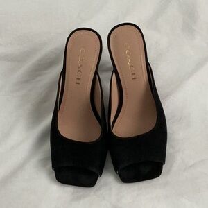 Coach Black Laurence Heels